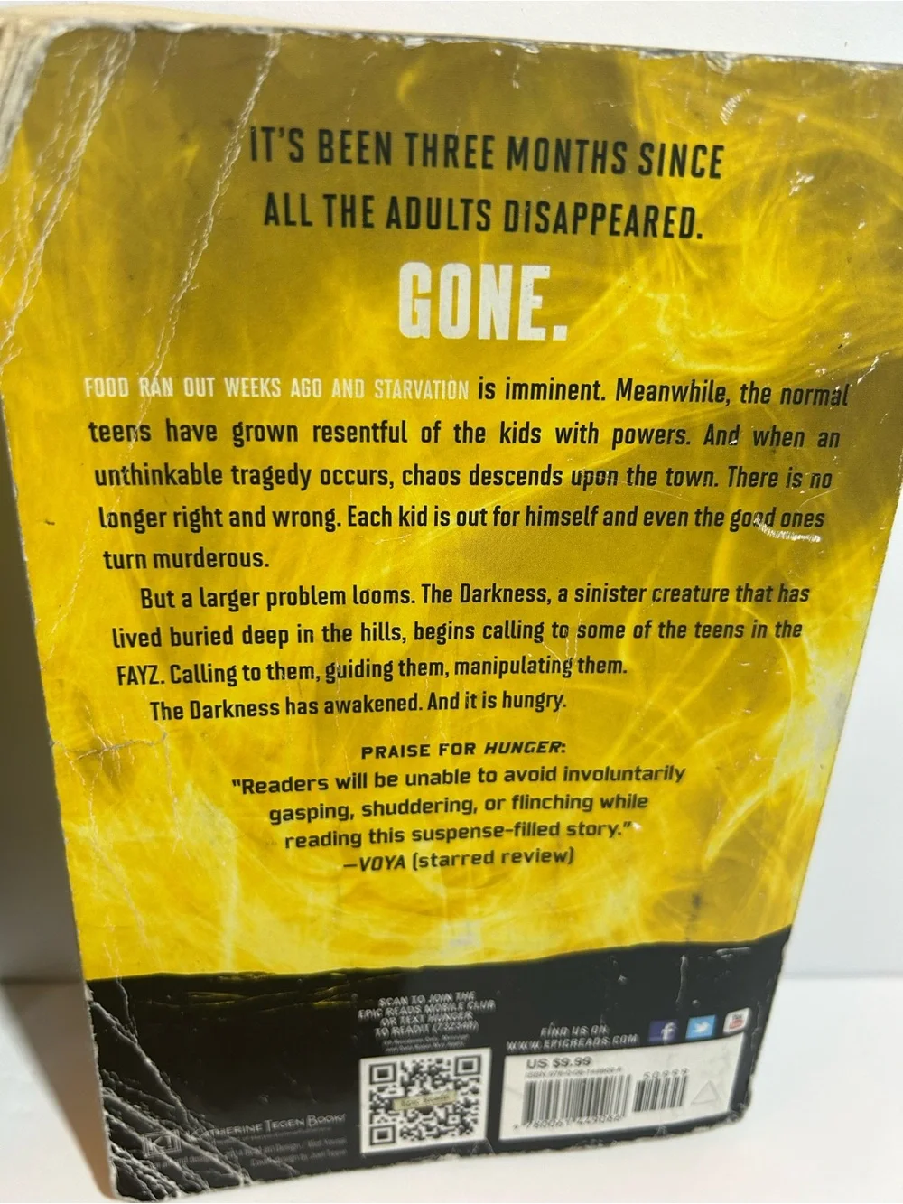 Gone Series Paperback Set - Lies , Gone , Hunger books 1-3 by Michael Grant